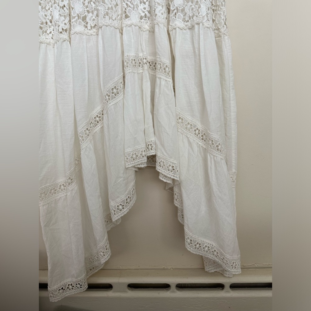 Stunning vintage inspired woman's white crochet dress new with tags - Picture 7 of 12